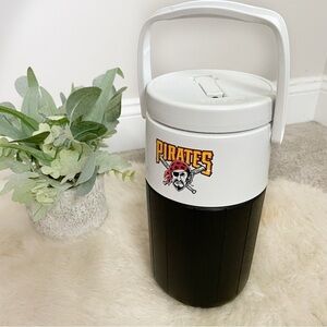 [Coleman] Vintage Rare Pittsburg Pirates MLB Black & White 1/2 Gallon Water Jug